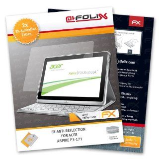 atFoliX Displayschutzfolie Acer Aspire P3 171   2 Stück Computer & Zubehör
