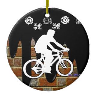 BICYCLE BRICK BACKGROUND PRODUCTS ORNAMENTS