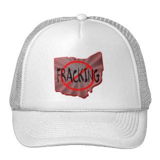 No Fracking Ohio Trucker Hats