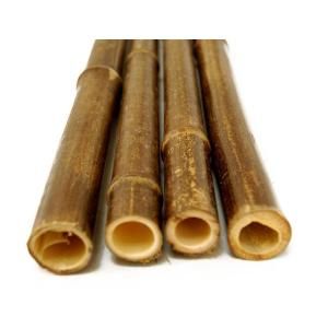 Backyard X Scapes 1 in. x 6 ft. Black Bamboo Poles (25 Pack Bundled) HDD BP02