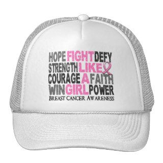Fight Like A Girl Breast Cancer 23.3 Mesh Hats