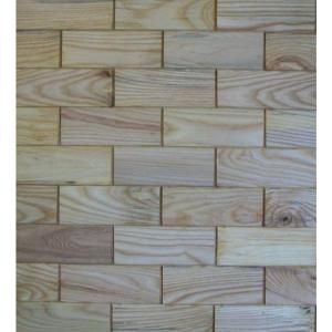 Rustix Woodbrix 3 in. x 8 in. Prefinished Ash Wooden Wall Tile #ASHP 316203