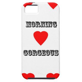 Morning Gorgeous red iPhone 5 Covers