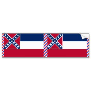 Mississippi Flag Bumper Stickers