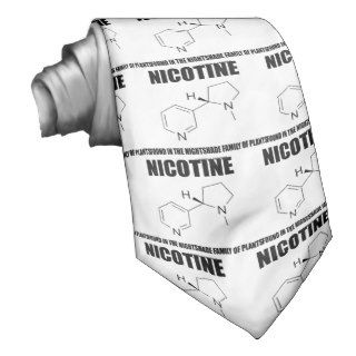 Nicotine Found In The Nightshade Family Of Plants Neckties