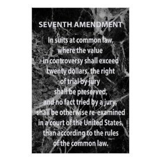 Seventh Amendment Poster