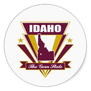 Idaho State/Nickname Stickers