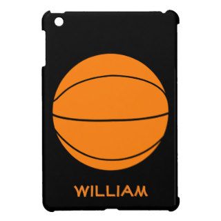 Personalized Sport Athlete Blue Basketball Player iPad Mini Cover