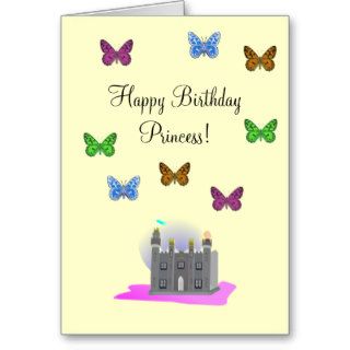 Butterfly Princess Birthday Card