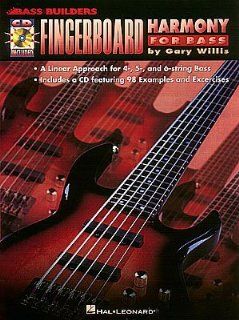 Fingerboard Harmony for Bass   Bass Instruction Bk+CD Musical Instruments