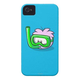 Pink Snorkel Puffle iPhone 4 Cover