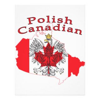 Polish Canadian Flag Map Flyers