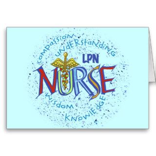 LPN Nurse Motto Cards