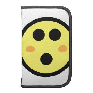 Yellow Blushing Smiley Face Planner