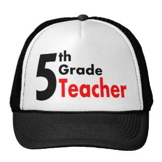 5th Grade Teacher Mesh Hats