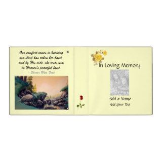 In Loving Memory Memorial Binder by SRF