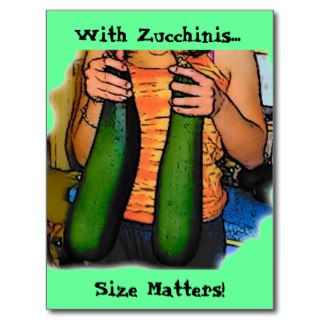Don’t Hate My “Double Z” Zucchinis Post Card