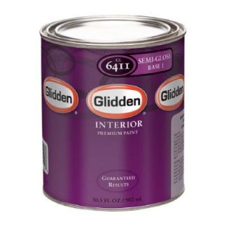 Glidden Premium 1 qt. Semigloss Interior Paint GLN6413 04