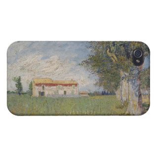 Farmhouse in a wheat field iPhone 4/4S cover