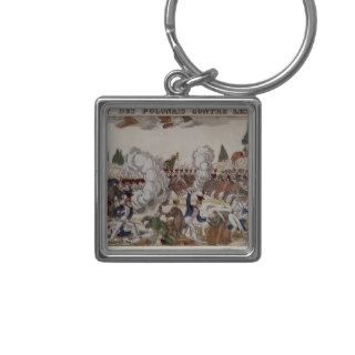 Battle between Polish and Russian Troops, 1831 Keychain