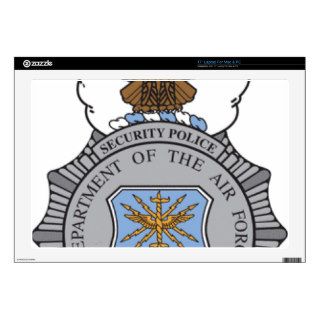 United States Air Force Security Forces Decal For Laptop