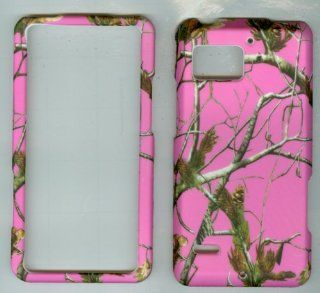 Camoflague Pink Real Tree Faceplate Hard Skin Case Cover for Verizon Motorola Droid Bionic 4g Xt875 Cell Phones & Accessories