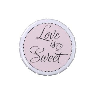 Candy Tin  Love is Sweet   Blush Pink