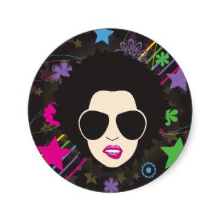 Disco ~ Disco Queen Funky 1980s 80s Music Stickers