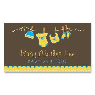 Baby Clothes Line Store Boutique Business Card