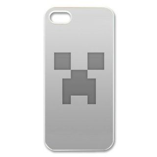 Silicone Case Custom Printed Minecraft Cover Case for Iphone 5 PTC 01517 Cell Phones & Accessories