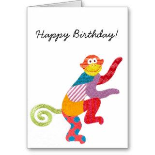 Funny Monkey Greeting Card
