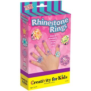 Creativity For Kids Activity Kits Rhinestone Rings (makes 6) Creativity For Kids Activity Kits