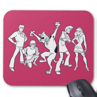 Whole Gang 09 Mystery Inc Mousepads