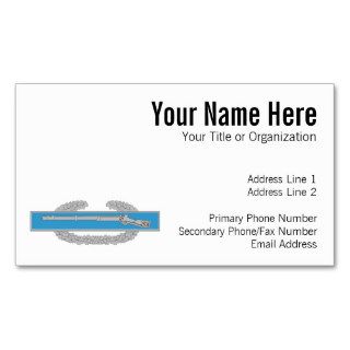 Combat Infantry Badge Business Cards