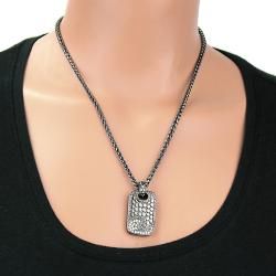 Stainless Steel Crystal Wave Necklace West Coast Jewelry Crystal, Glass & Bead Necklaces