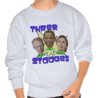 Three Stooges Pull Over Sweatshirt