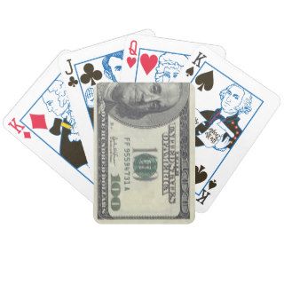 Hundred Dollar Bill Bicycle Card Deck