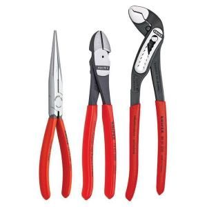 KNIPEX 3 Piece Forged Steel Universal Pliers Set with Alligator Pliers Set 00 20 08 US1