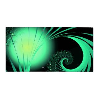 Cool Cute Abstract Pattern "Green Orb" 3 Ring Binder