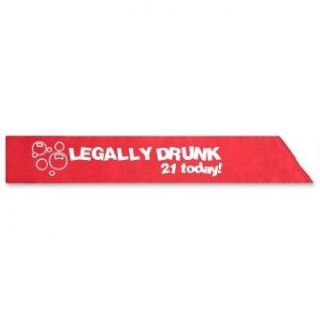 Legally Drunk Sash Adult Satin Party Sash Clothing