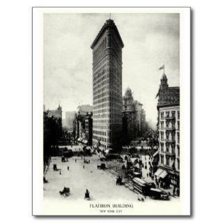 1903 Flatiron District, New York City Postcard