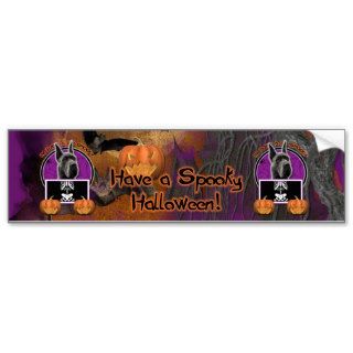 Halloween   Just a Lil Spooky   Great Dane   Grey Bumper Stickers