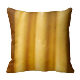 almost solid yellow strip pot pillow
