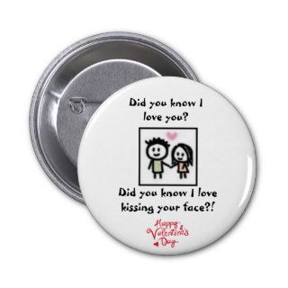 Did you know I love you? Button