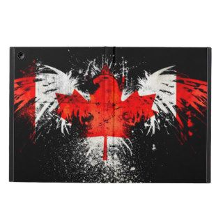 Canadian Flag Burn iPad Air Cover