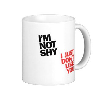 I'm not shy I just don't Like You Mug