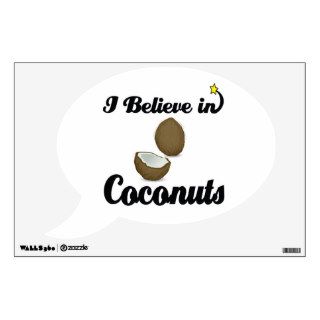 i believe in coconuts wall graphics