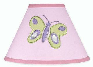 Pink and Purple Butterfly Collection Lamp Shade by Sweet Jojo Designs  Nursery Lampshades  Baby