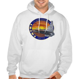 SSN 778 USS New Hampshire Hooded Pullover