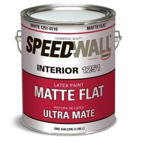 Glidden Professional 1 gal. Speedwall Antique White Flat Interior Latex Paint GPS 2020 01
